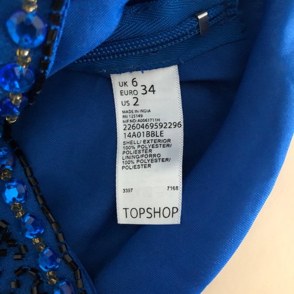 Beautifully crafted sequined high waisted shorts - Picture 4 of 4